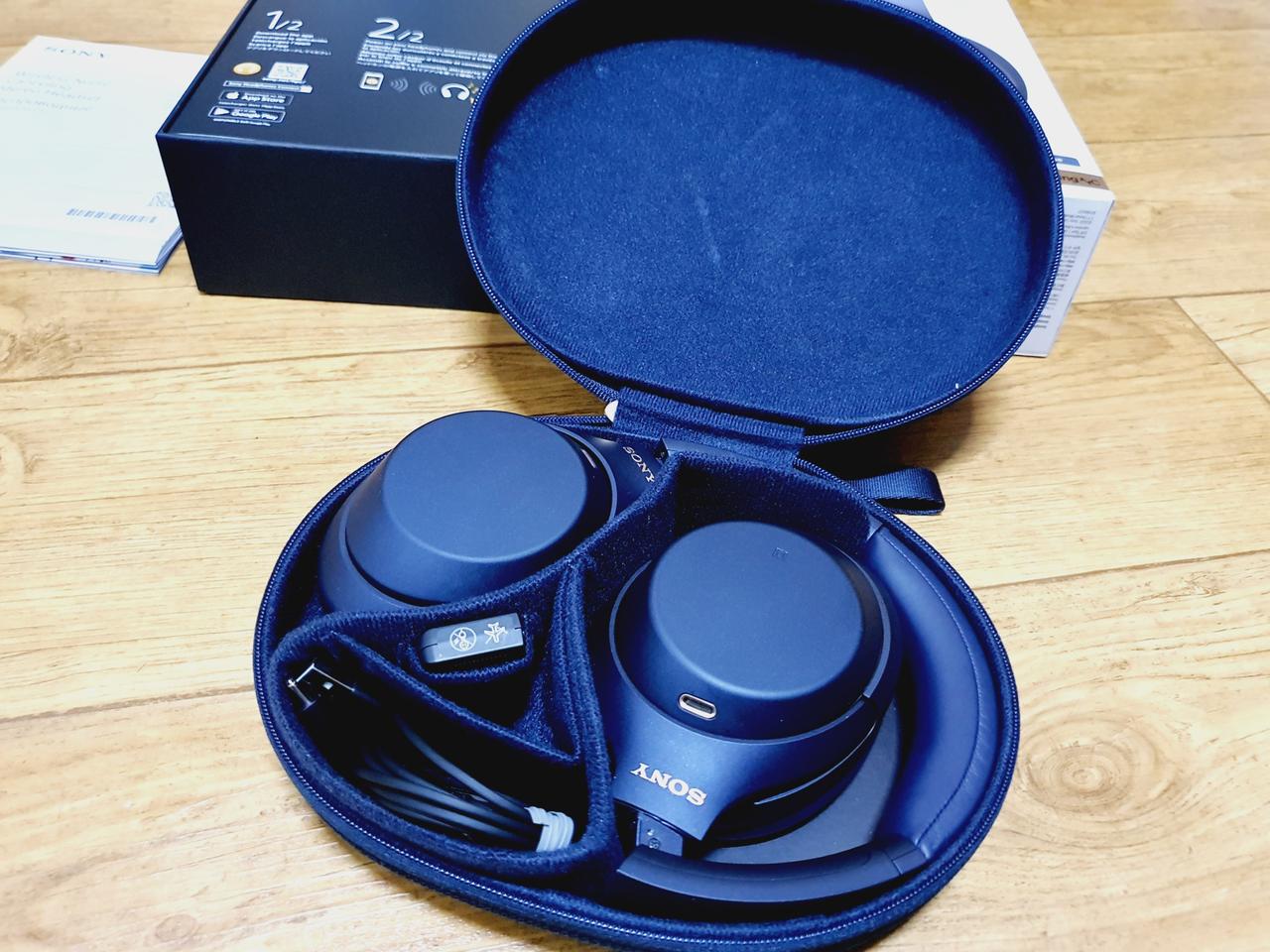 소니 헤드셋 WH-1000XM4 미드나잇블루