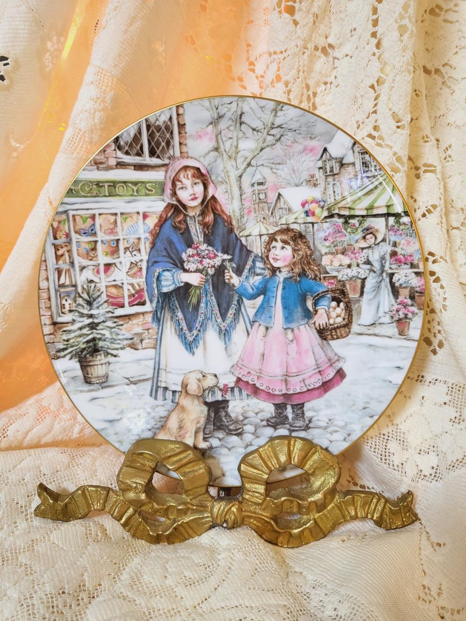 ❤앤틱 영국 로얄우스터 장식접시-1991년