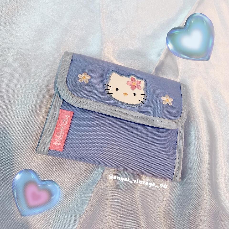 하늘색 키티지갑