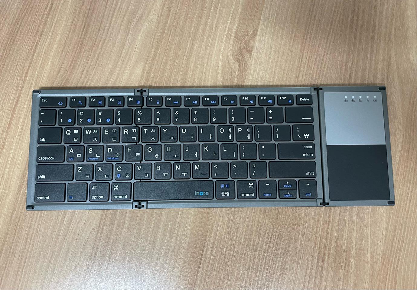 아이노트 x-folding touch big 무선 키보드