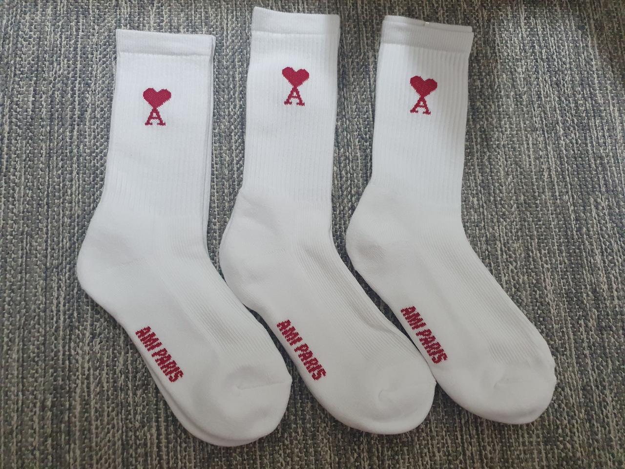 아미  중목양말 남녀공용 3개