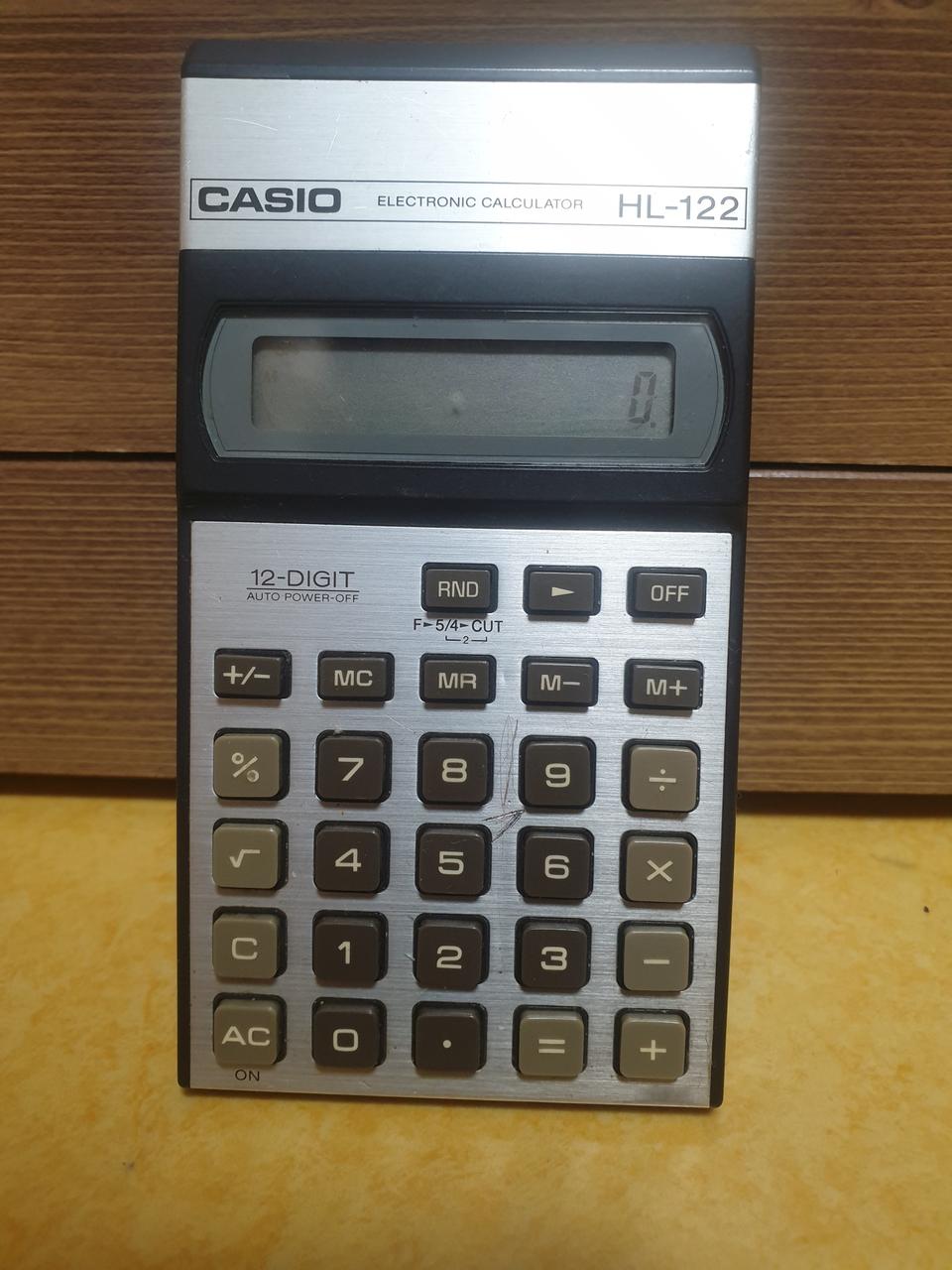 카시오 HL-122 빈티지계산기