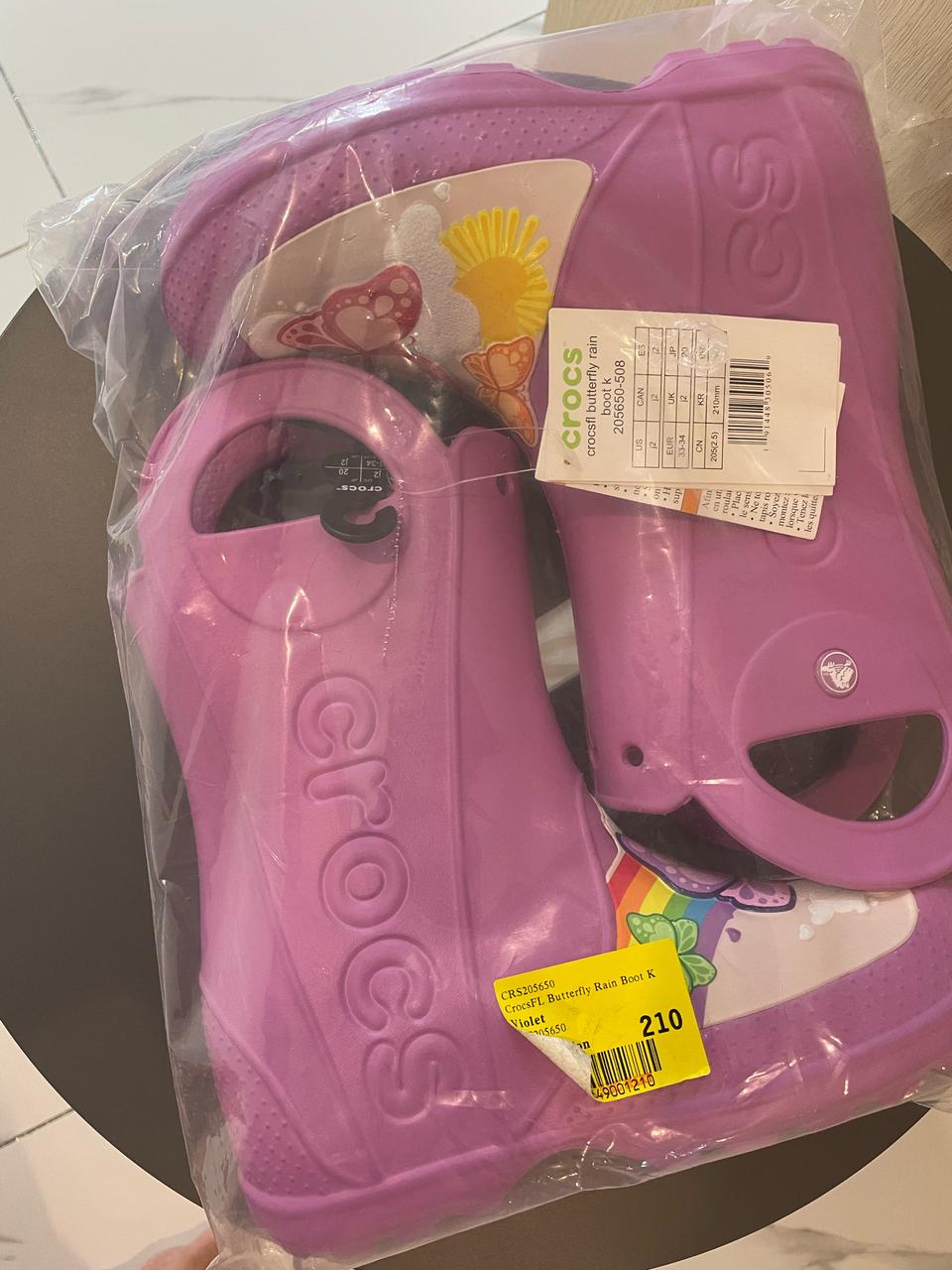 크록스 어린이 210 장화(새제품)