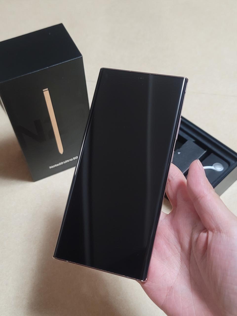 [삼성] 노트20 울트라 미스틱브론즈 A급 (+ 케이스2개)