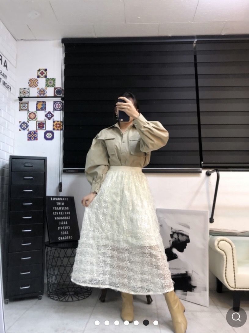 <새제품>고퀄 쉬폰 샤스커트(최종가)