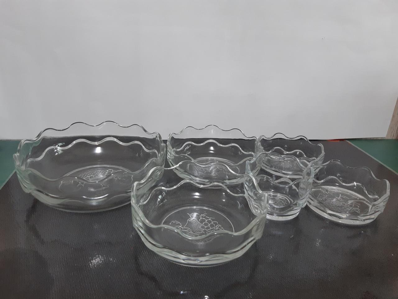 유리그릇 6p 일괄