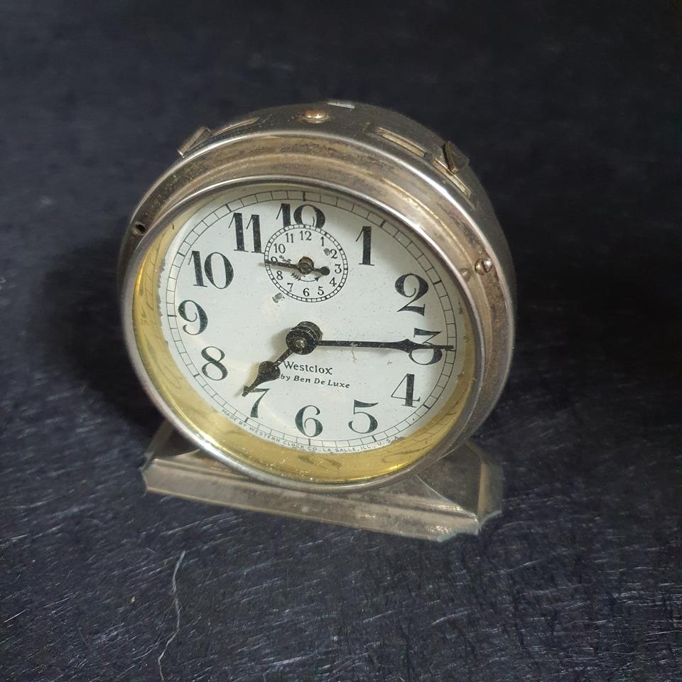 미국 근대사 탁상 태엽 시계