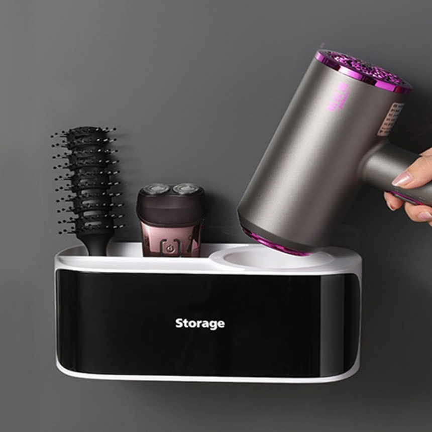 무타공 욕실 드라이기 거치대 화장실 정리 수납선반