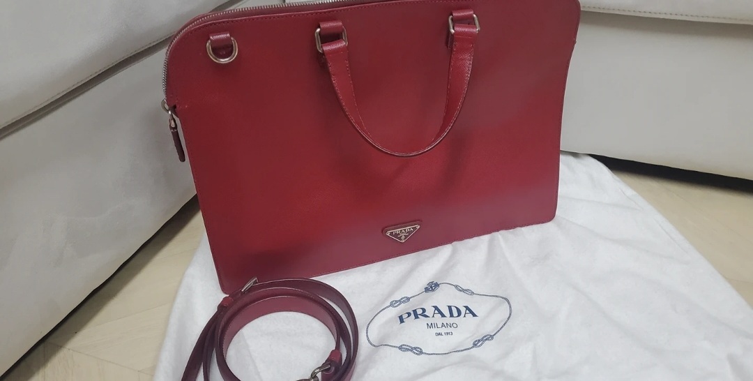 프라다 사피아노 서류가방(브리프케이스)