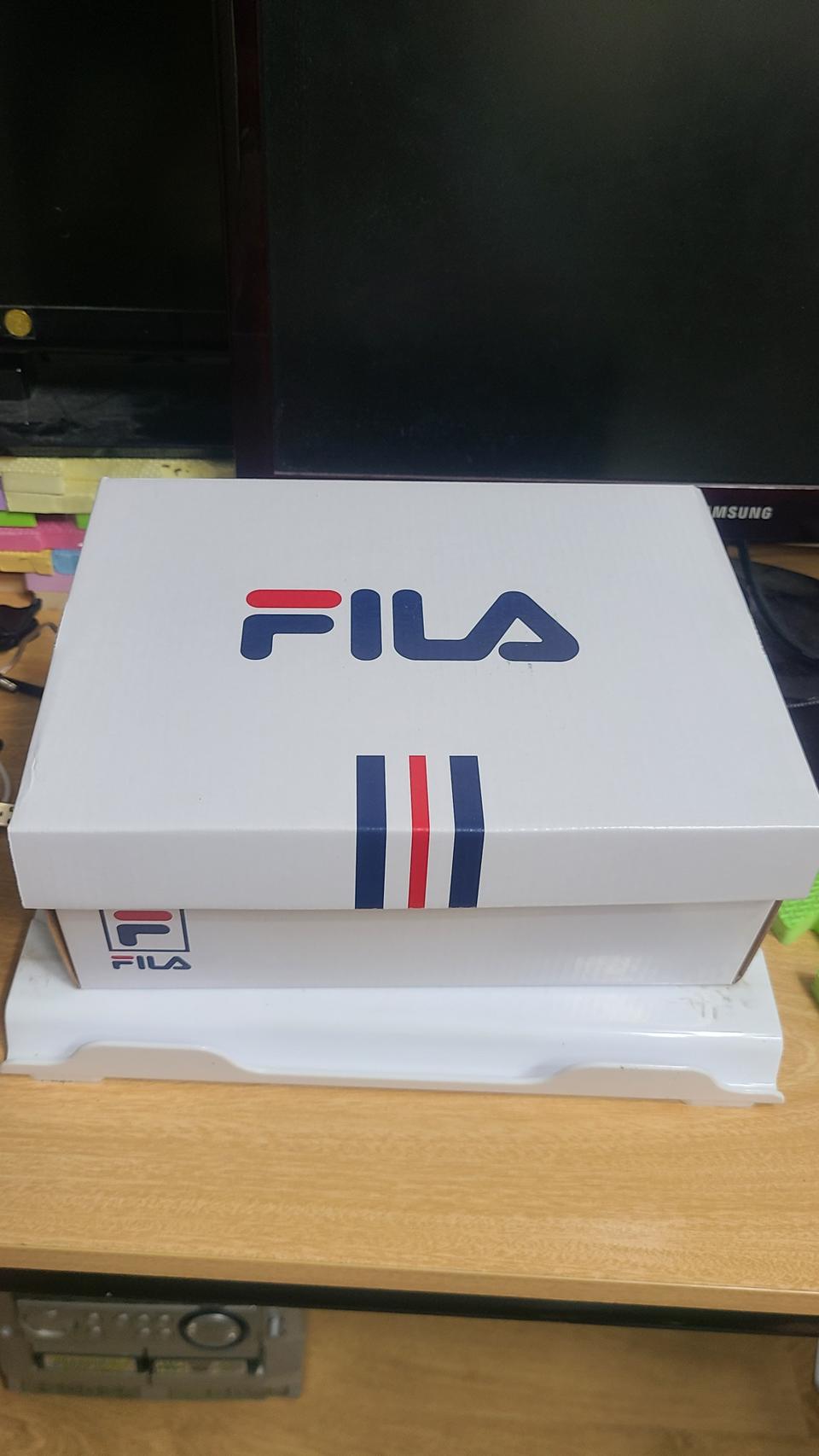 휠라 신발박스 사이즈 확인후 구매하세요