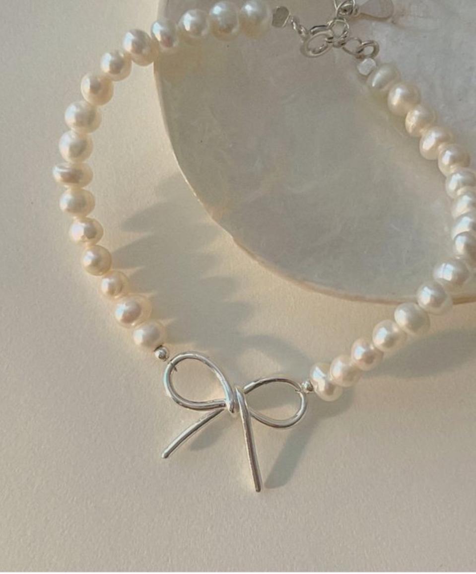 925실버 진주팔찌
