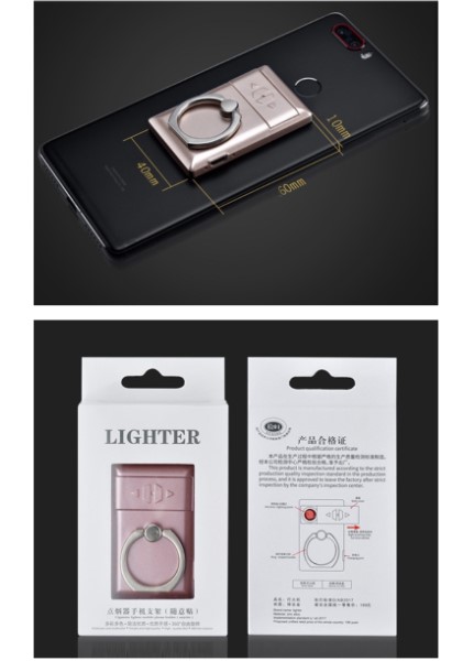 신제품 핸드폰 링홀더 라이터 라이타 거치대 아이디어 상품