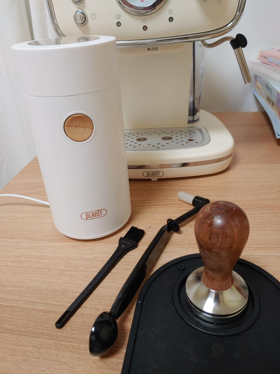 플랜잇 자동분쇄기 + 스탬프 + 머신브러쉬