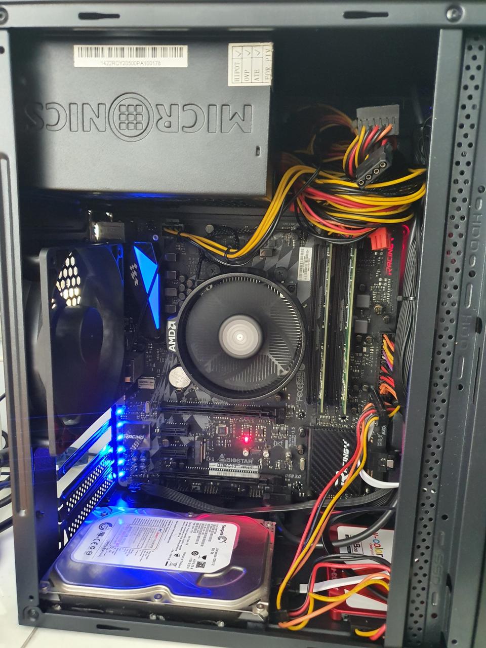 라이젠2400G 램8G SSD128G HDD500G 데스크탑 25