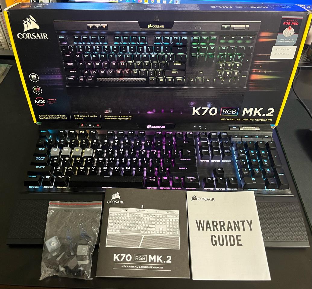 [S급] 커세어 K70 RGB MK.2 적축 판매합니다
