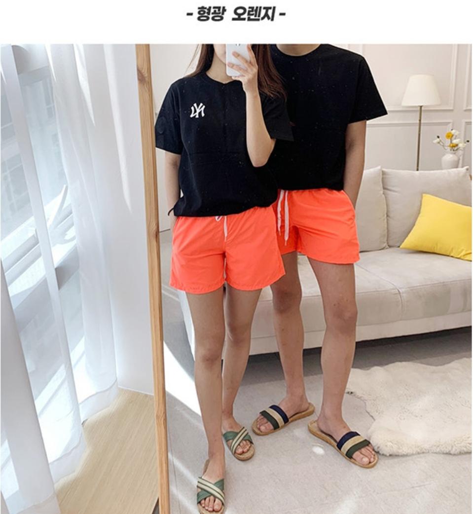 비비드 커플룩 비치웨어 수영복 반바지 보드숏 10색상 4사이즈