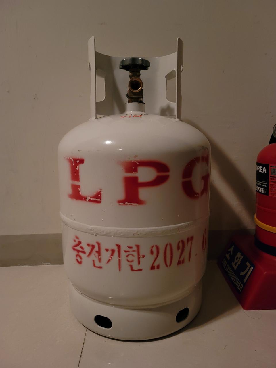 LPG 10kg가스통+LPG가득