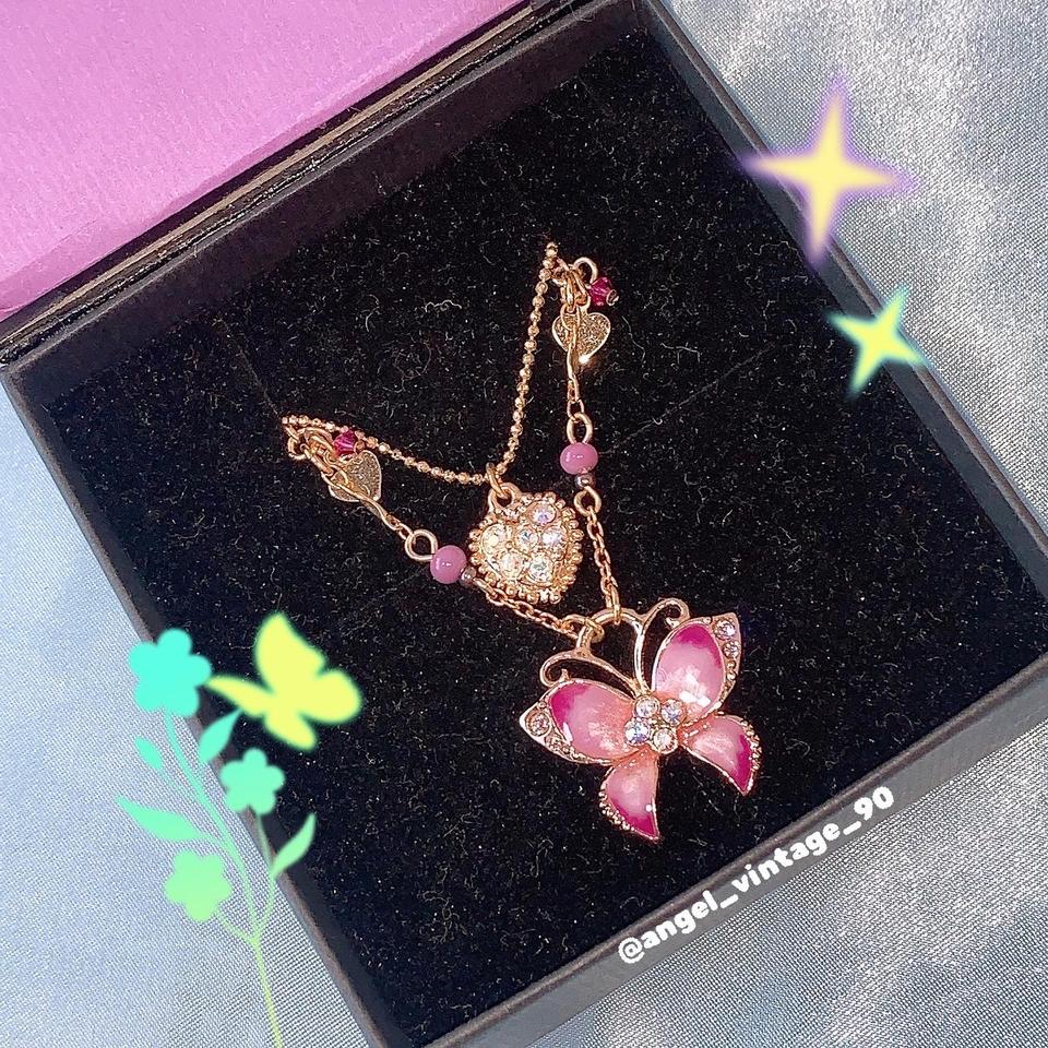 안나수이 나비 + 하트 목걸이