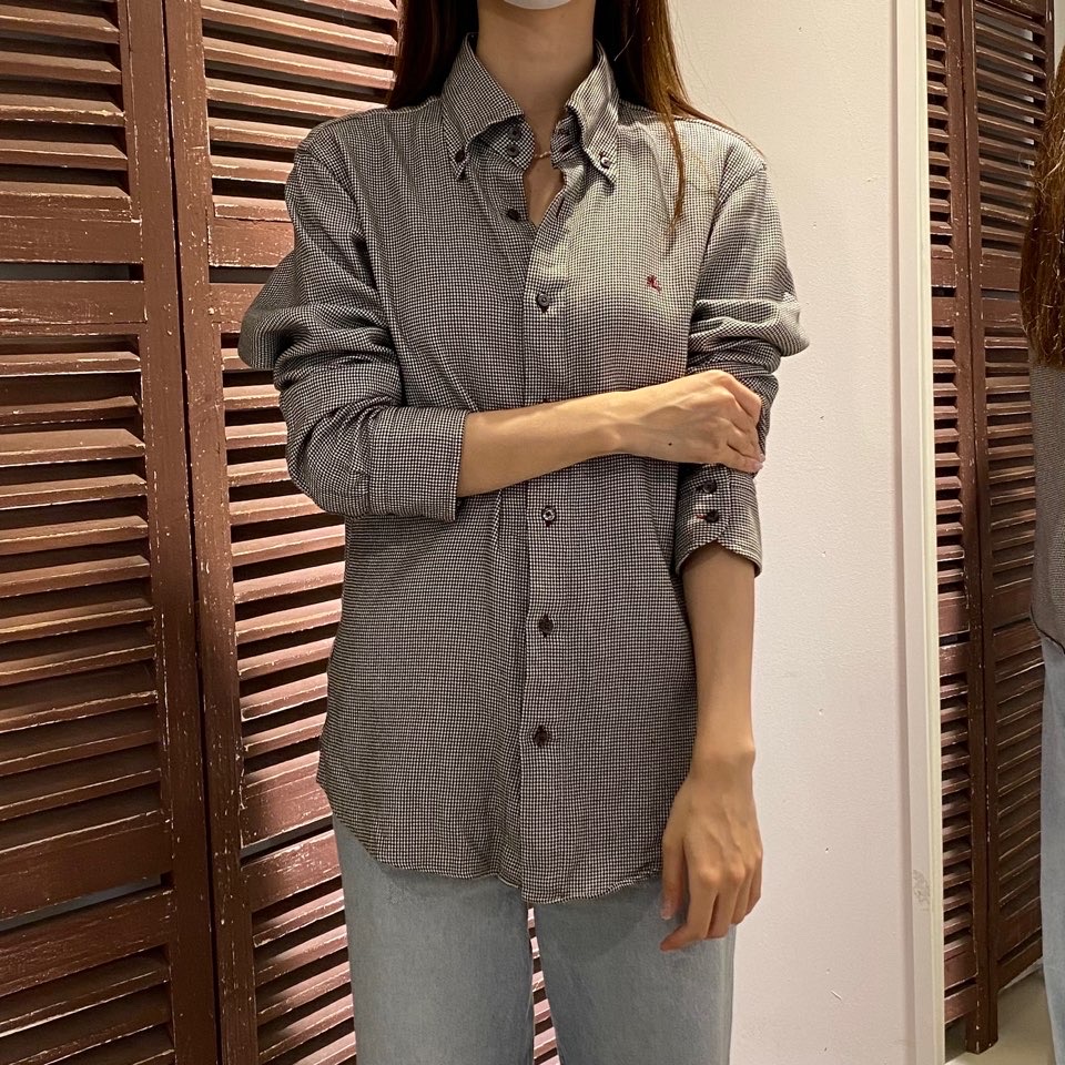 버버리 블랙 라벨 닷 패턴 셔츠 2