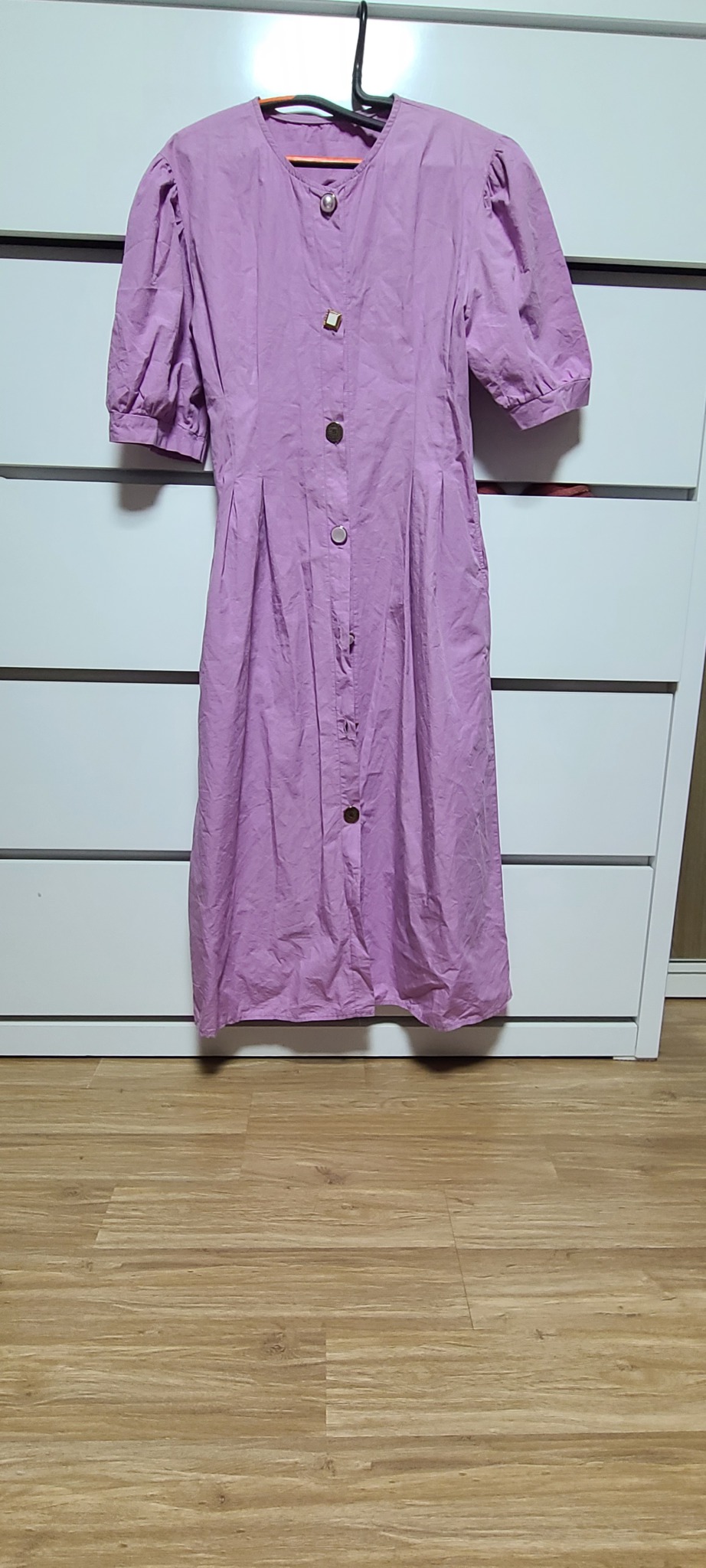 큐빅단추 롱원피스