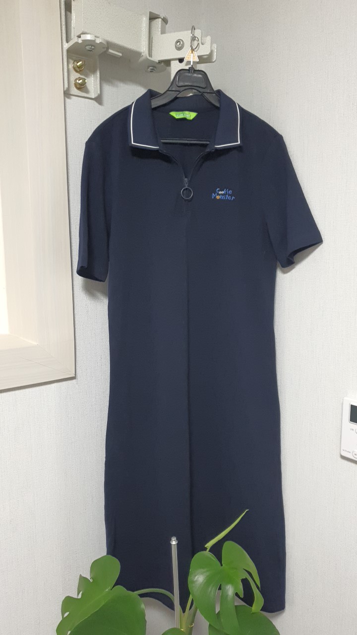 네이비롱원피스