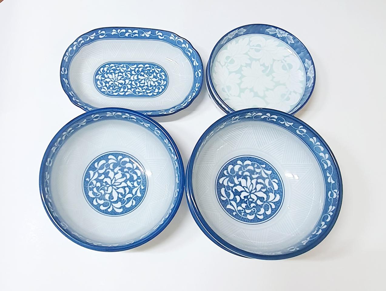 그릇 면기 면기 접시등 6p 일괄판매