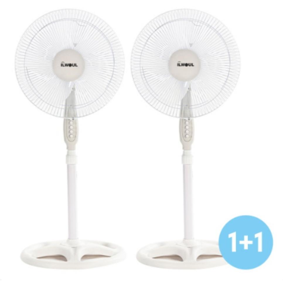 (1+1) (일월) 선풍기 16인치 화이트
