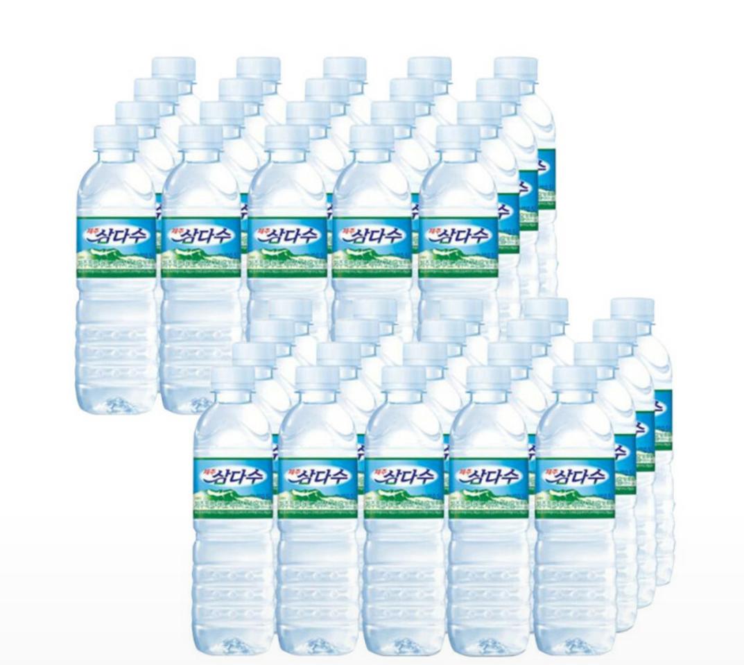 할인~삼다수 500ml x 40병 (유라벨/무라벨 랜덤 발송)
