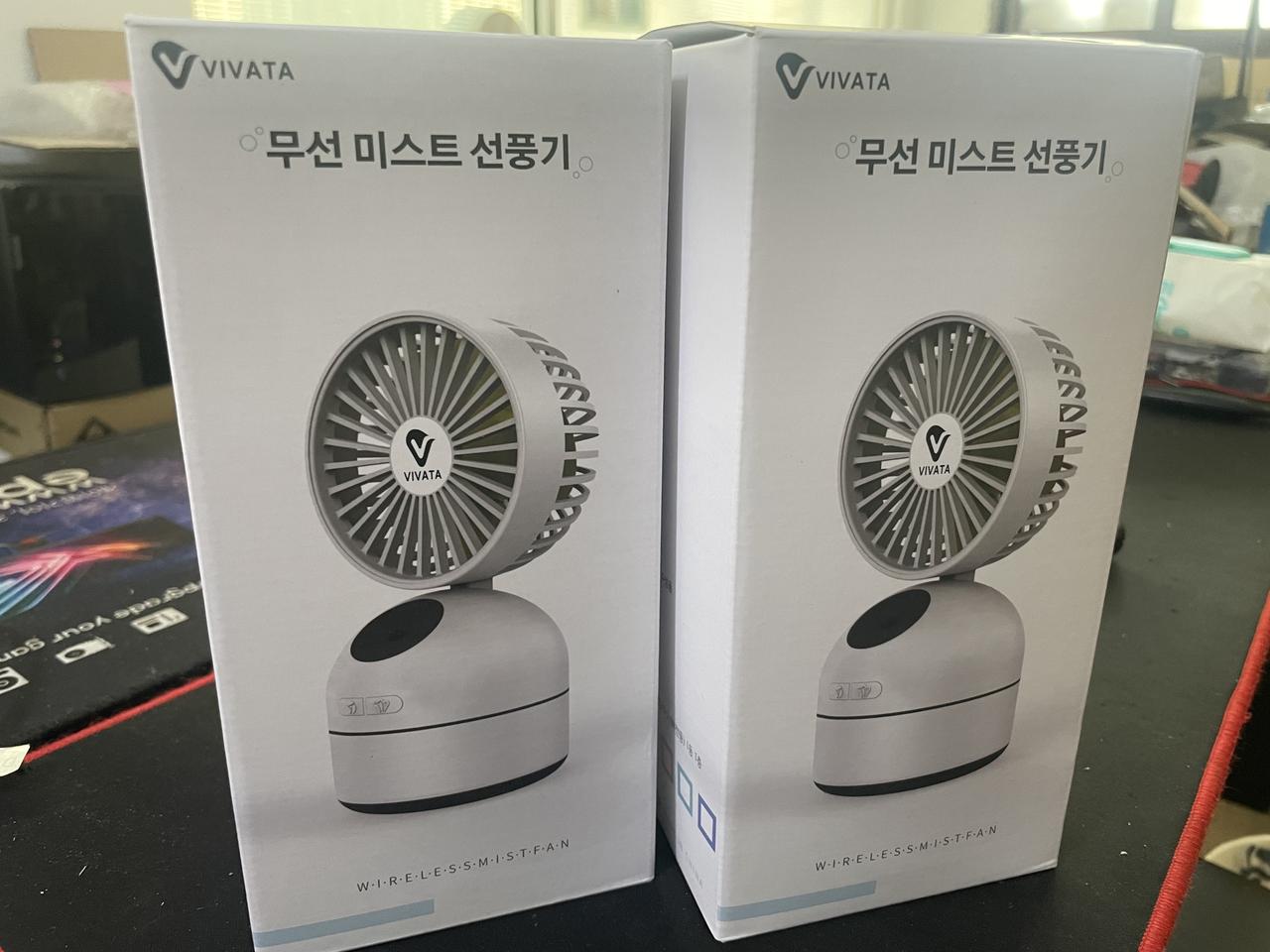 무선 미스트 선풍기 1개
