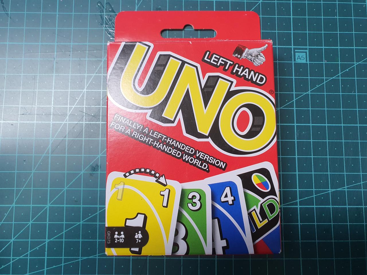 왼손용 UNO 우노카드 (보드게임)