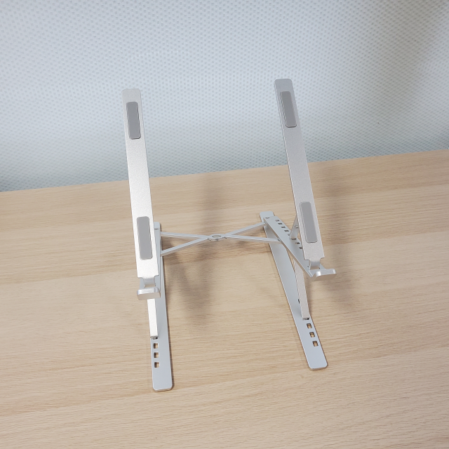 접이식 휴대용 알루미늄 2단 노트북 거치대 받침대