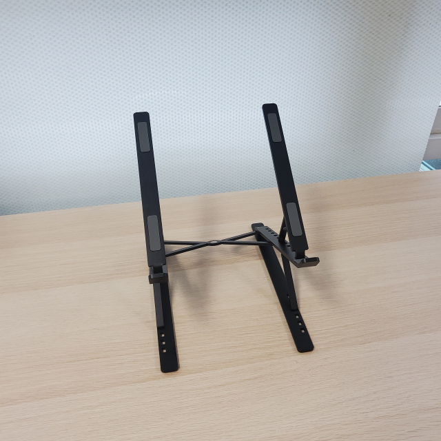 접이식 휴대용 알루미늄 2단 노트북 거치대 받침대