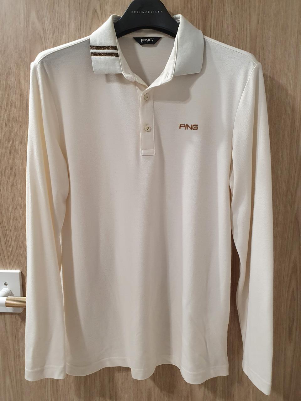 핑 긴팔 티셔츠