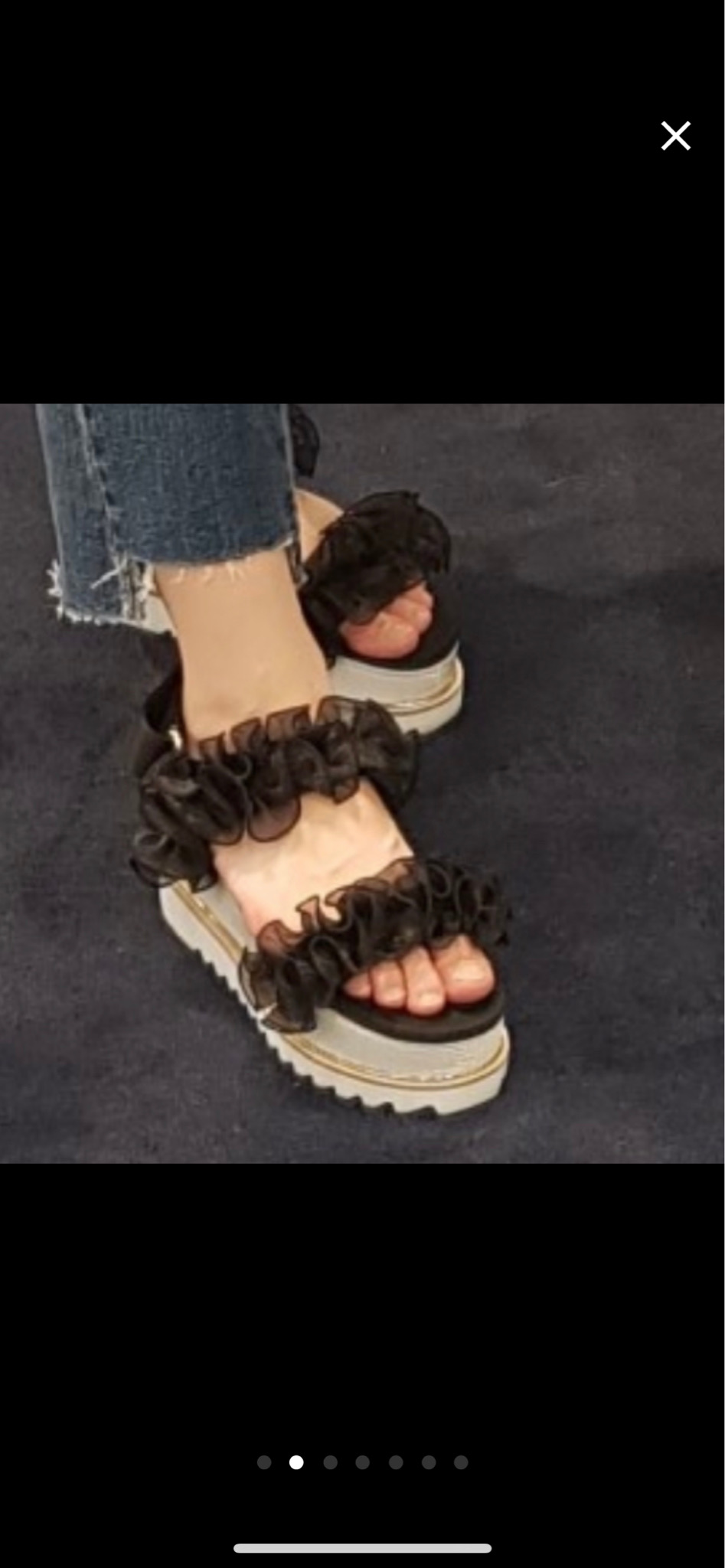 새상품 슈콤마보니부케샌들 225-230 (인터넷착샥)