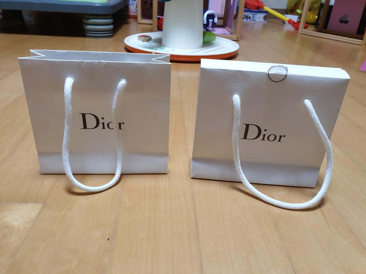 디올 코스메틱 쇼핑백