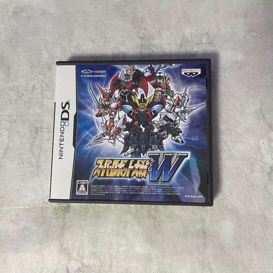 닌텐도 NDS 슈퍼로봇대전 W sfc gb fc nds 3ds psp p