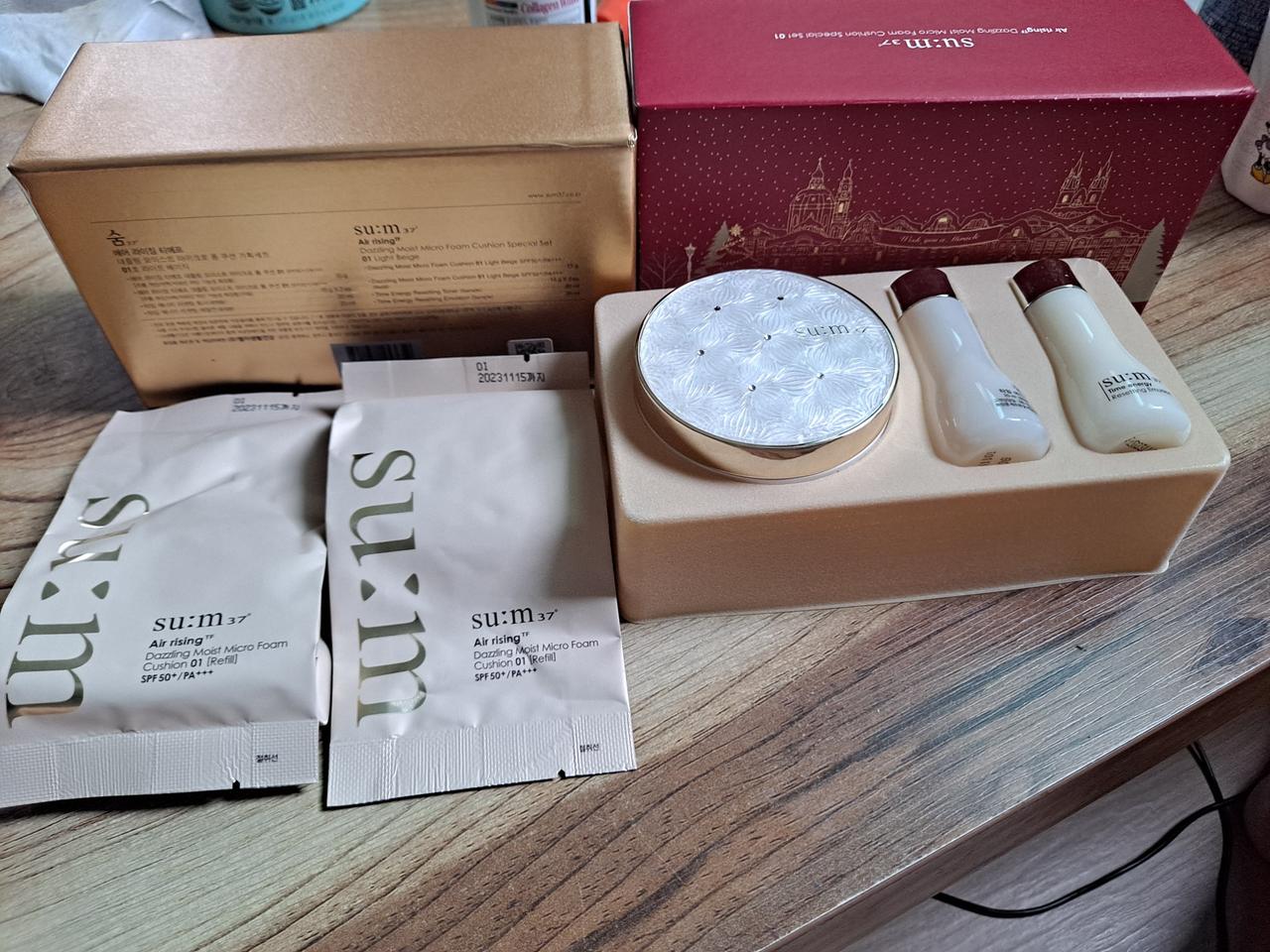 [숨 37]대즐링 모이스트 마이크로 폼쿠션 SPF50+/PA+++