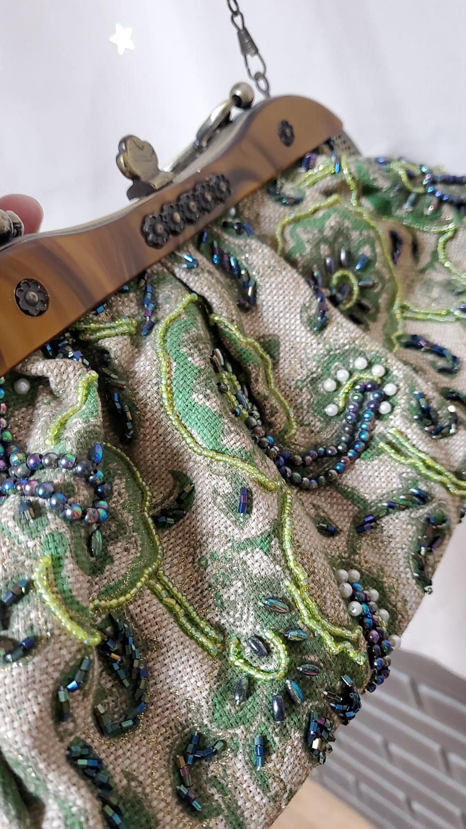 클래식*앤틱(보석)손가방*35~15  네고X