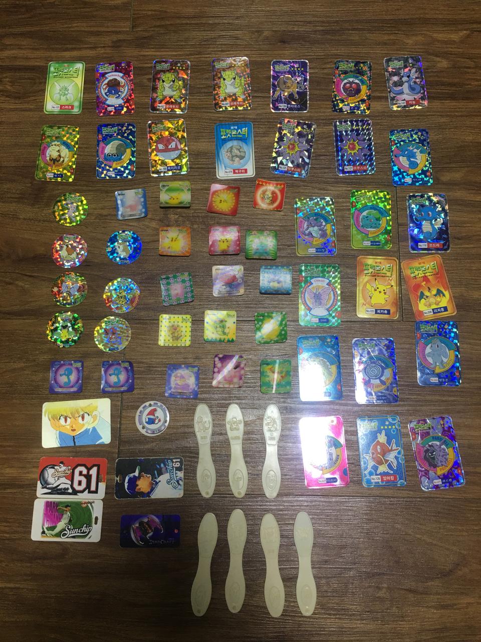 90년대 고전 포켓몬스터 카드 및 딱지스티커 팝니다.