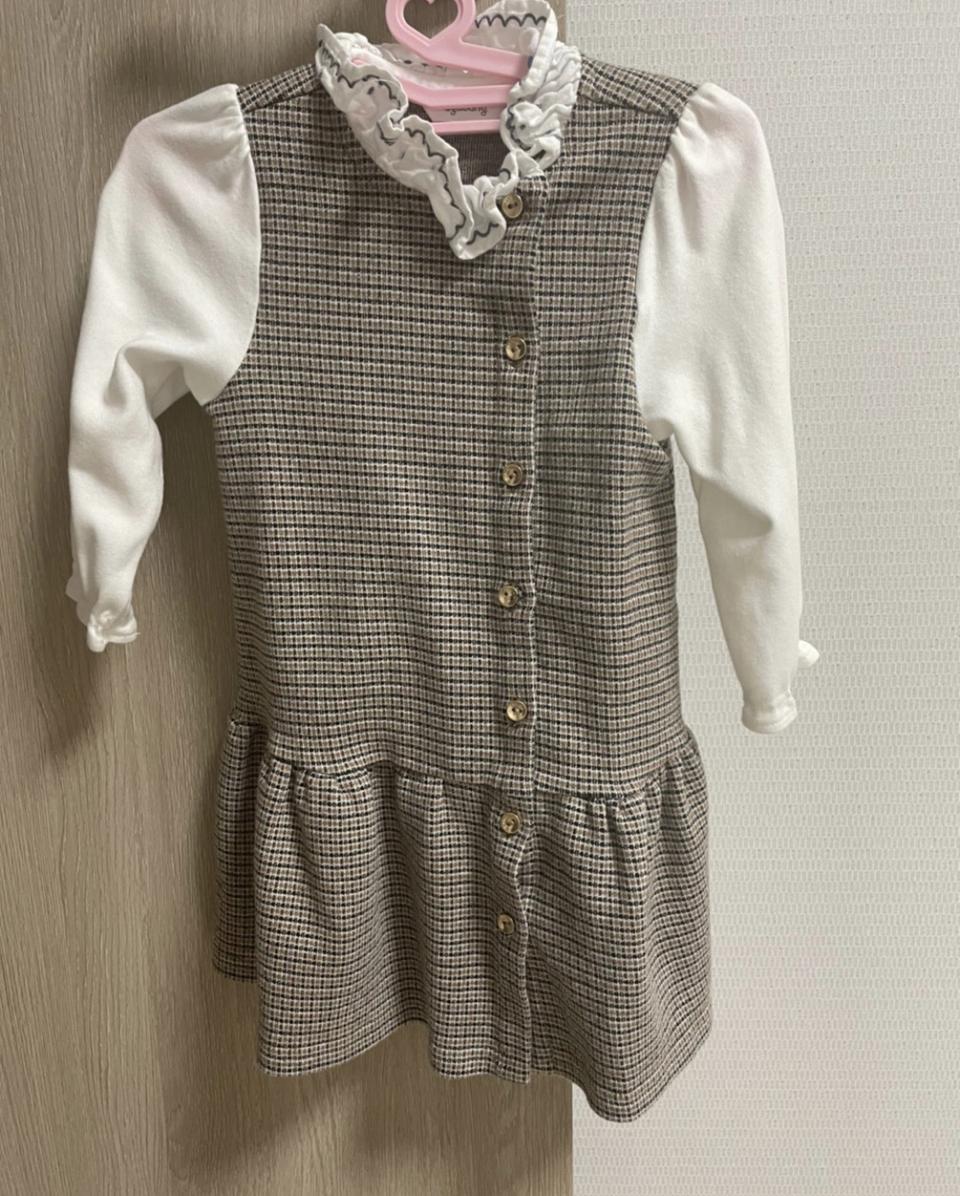 아가방 격식 원피스 100