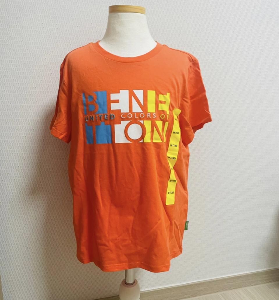 베네통키즈 티셔츠 130 새제품