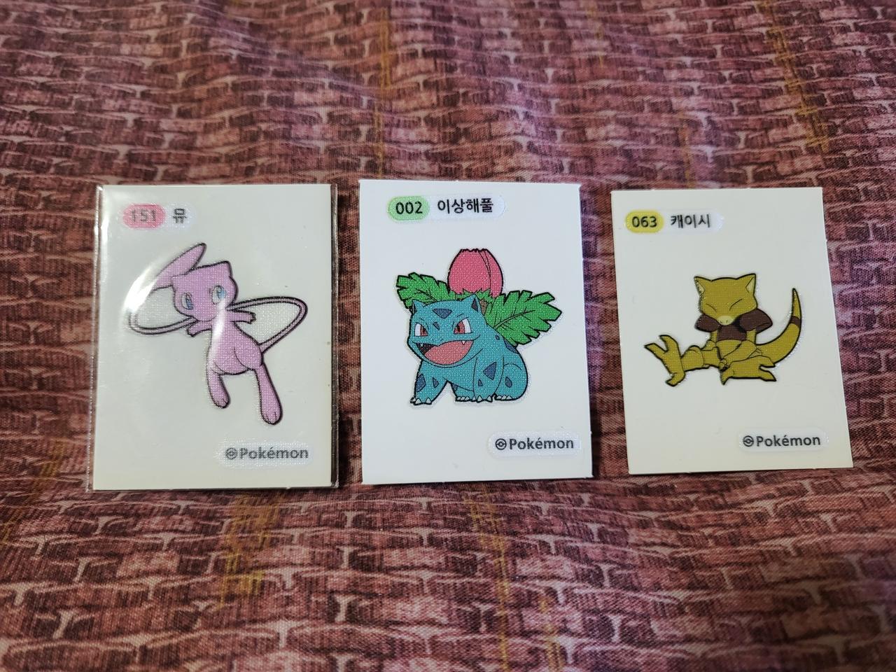 포켓몬 뮤 띠부띠부씰 판매 합니다