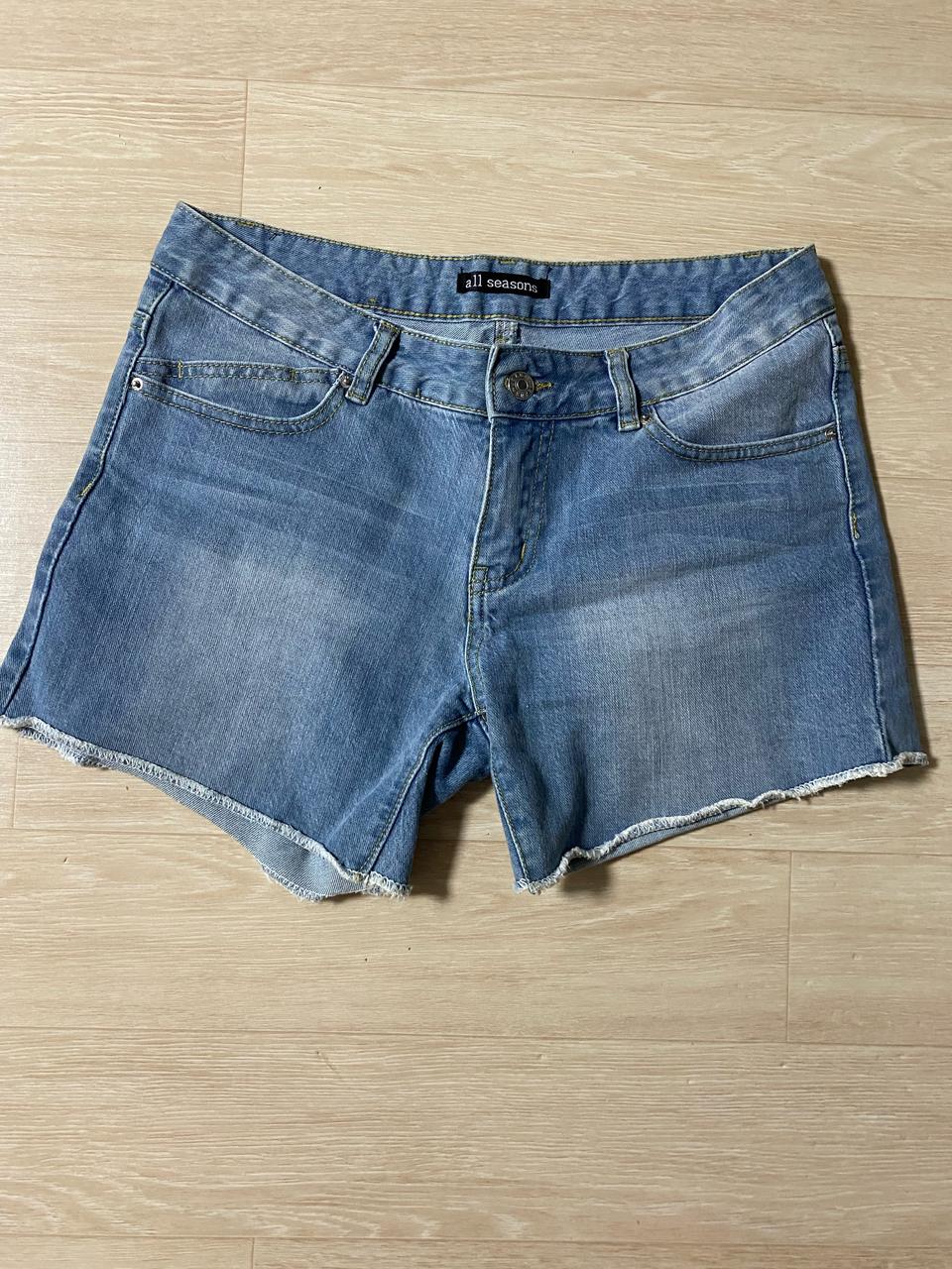 여성 청 반바지