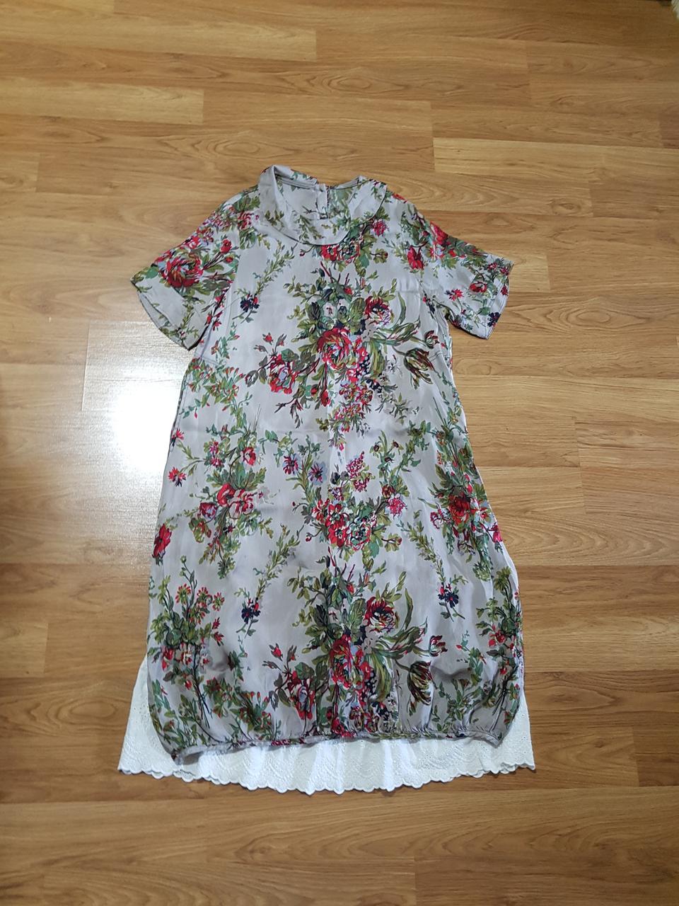 인견 박시롱원피스