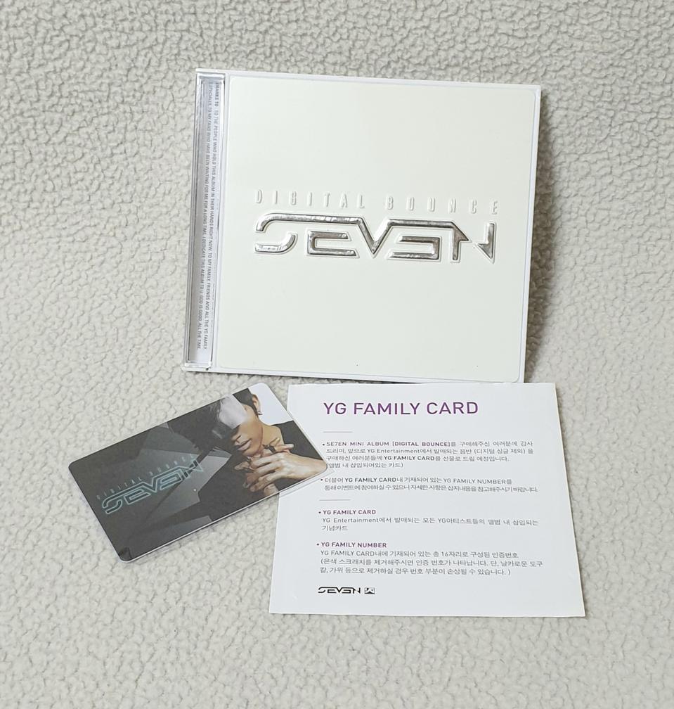 세븐 Digital Baunce 앨범(Feat.TOP)