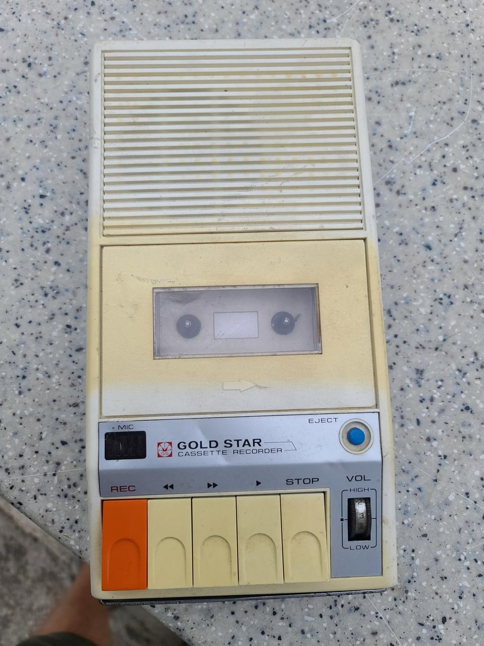 골드스타/카세트 녹음기