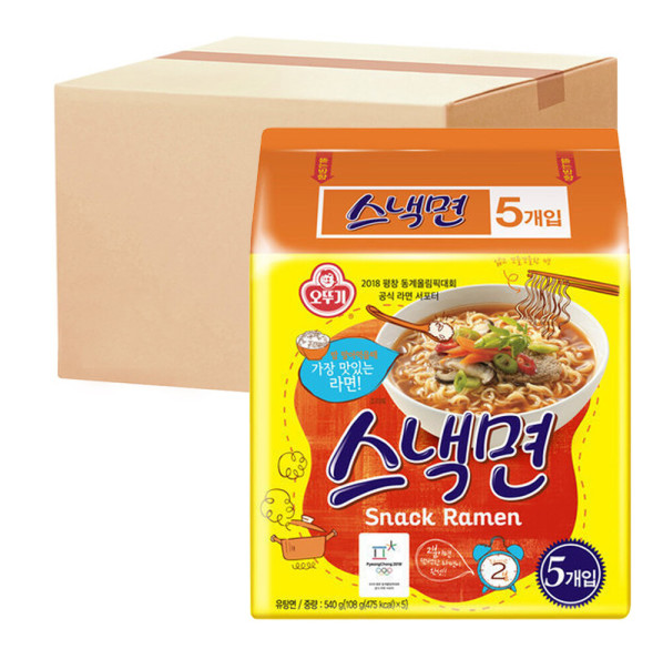 (무배) 오뚜기 스낵면 40봉