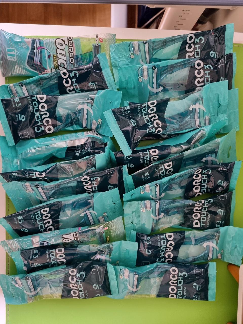 도루코 터치3 면도기(25개)