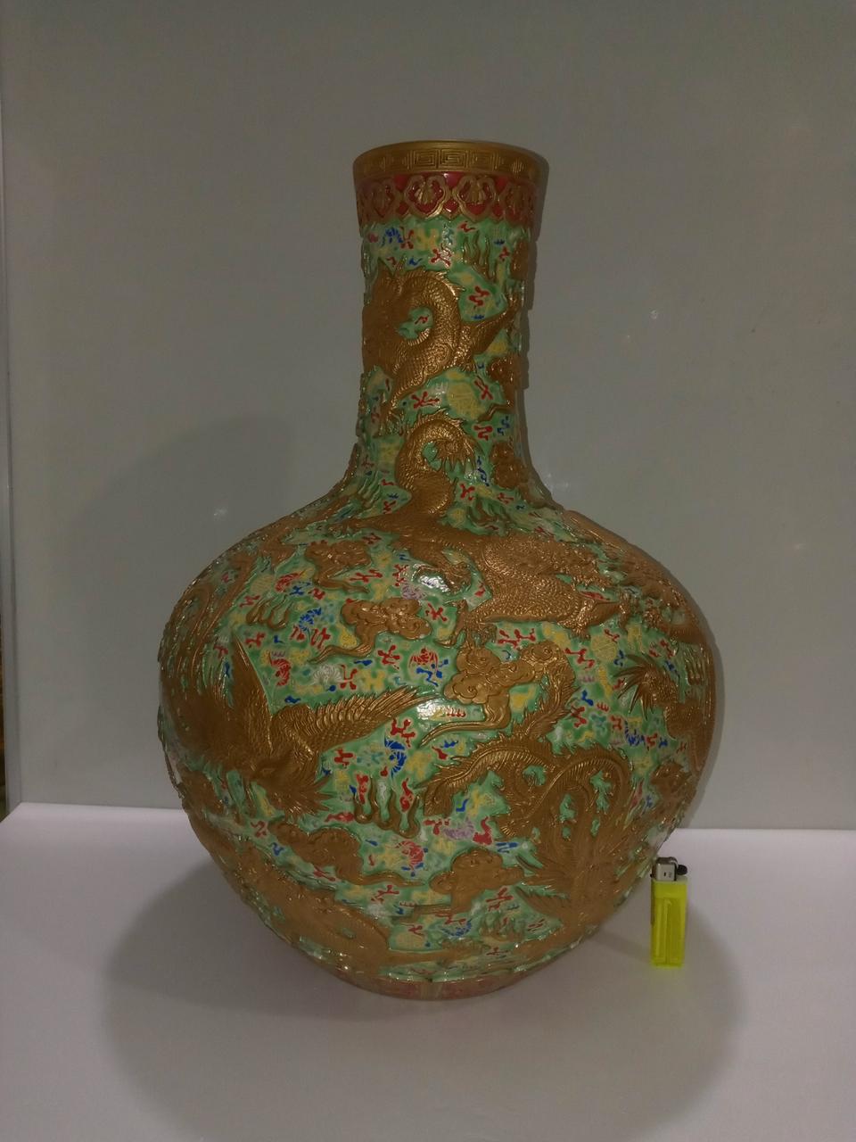 Jrt29 대청건륭년제 금채용봉문 천구병