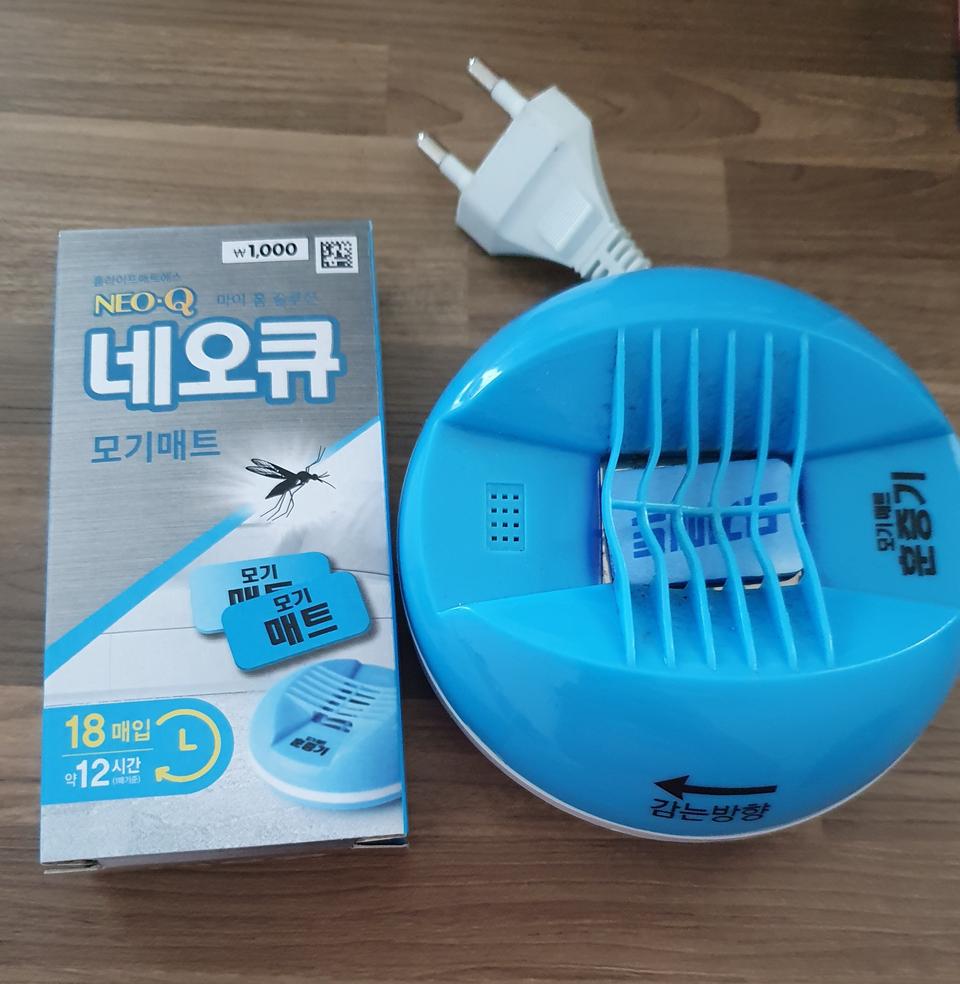 다이소 네오큐 훈증기+모기매트(15매입)